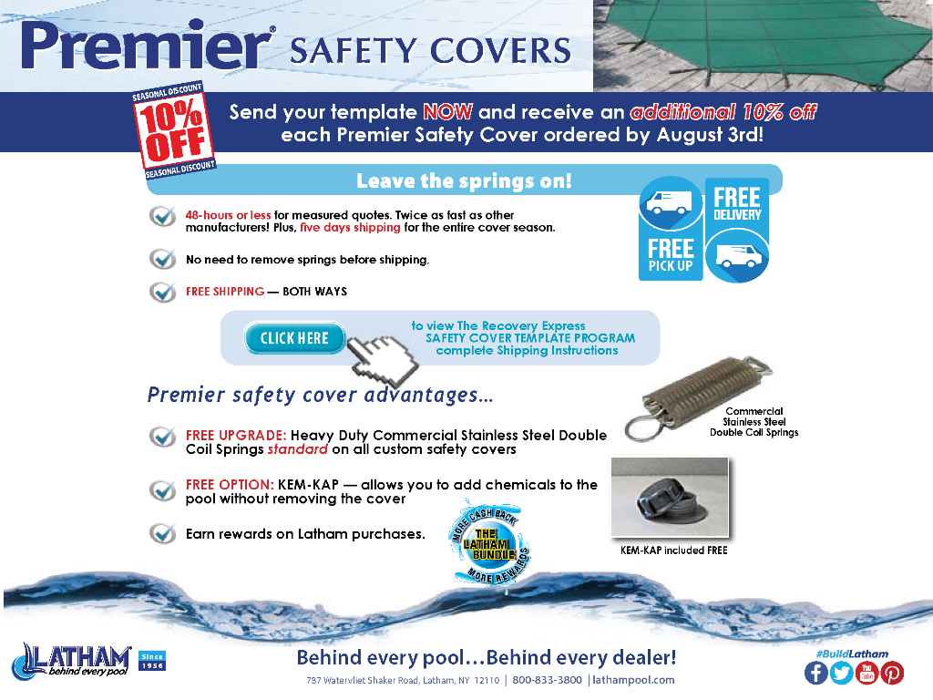 10% Off Premier Saftey Covers
