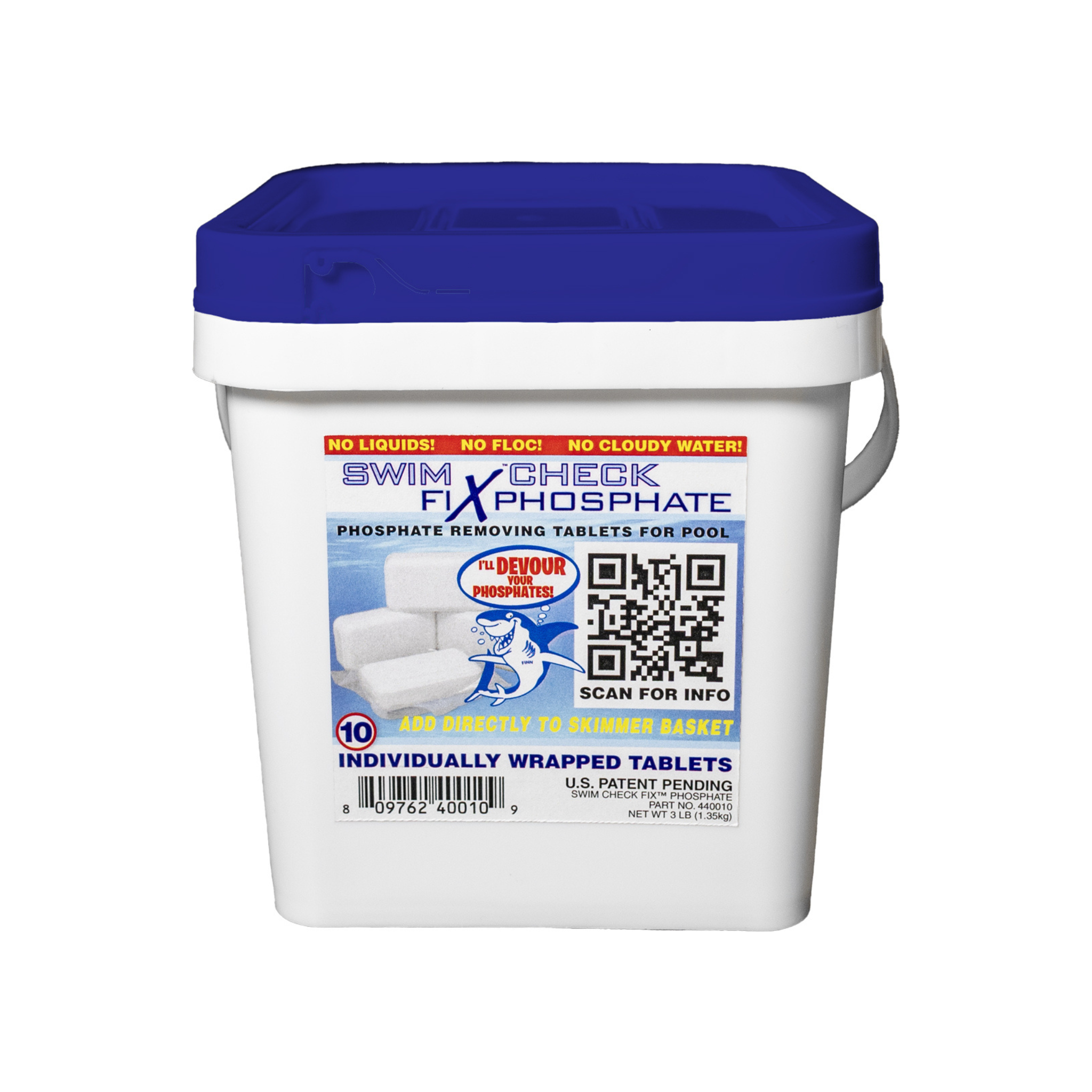Swim Check® Fix Phosphate - 10 Tab Bucket