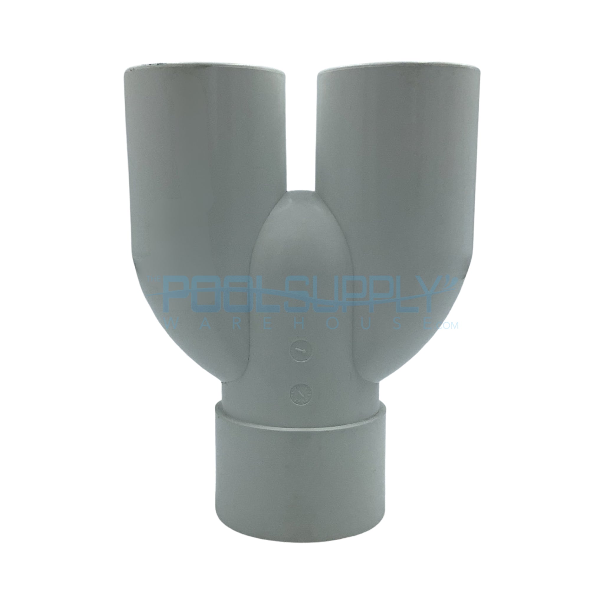 Blue Square 2" Y-Pipe Fitting - 1145101 - The Pool Supply Warehouse