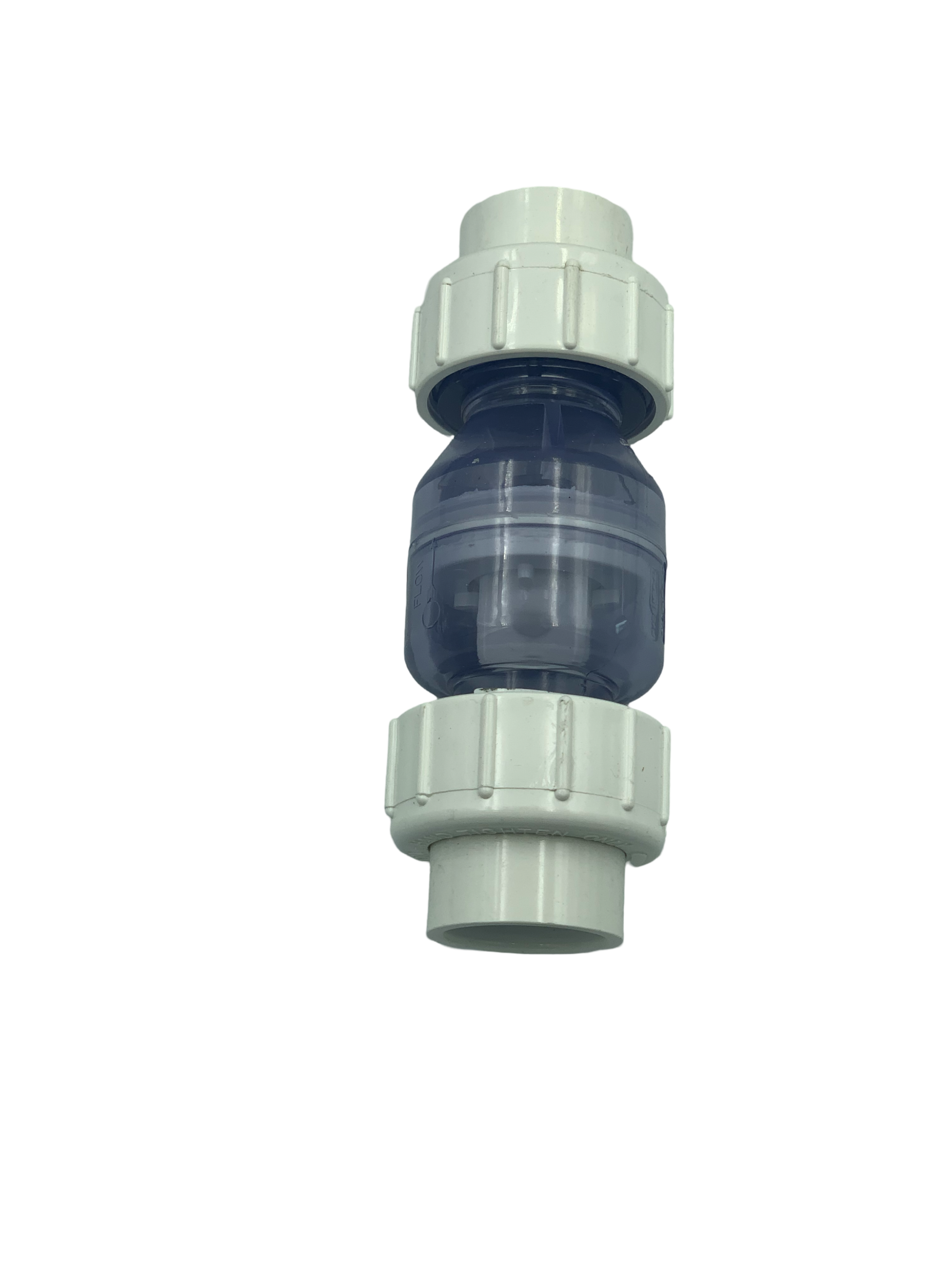 NDS 1" True Union Spring Check Valve, Clear - 1700C10