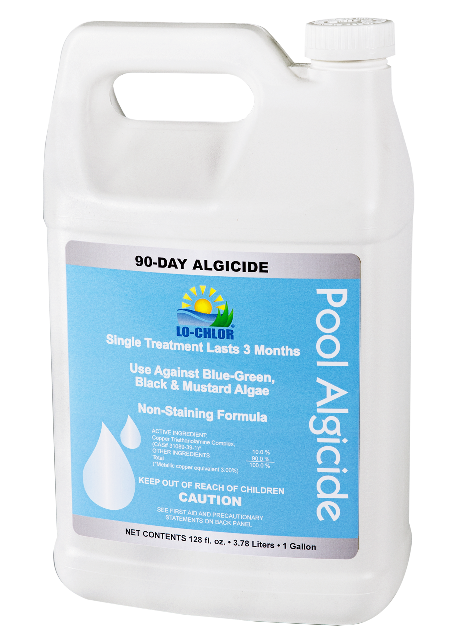 Lo-Chlor® 90 Day Pool Algicide - 1 Gallon - LO-2-1