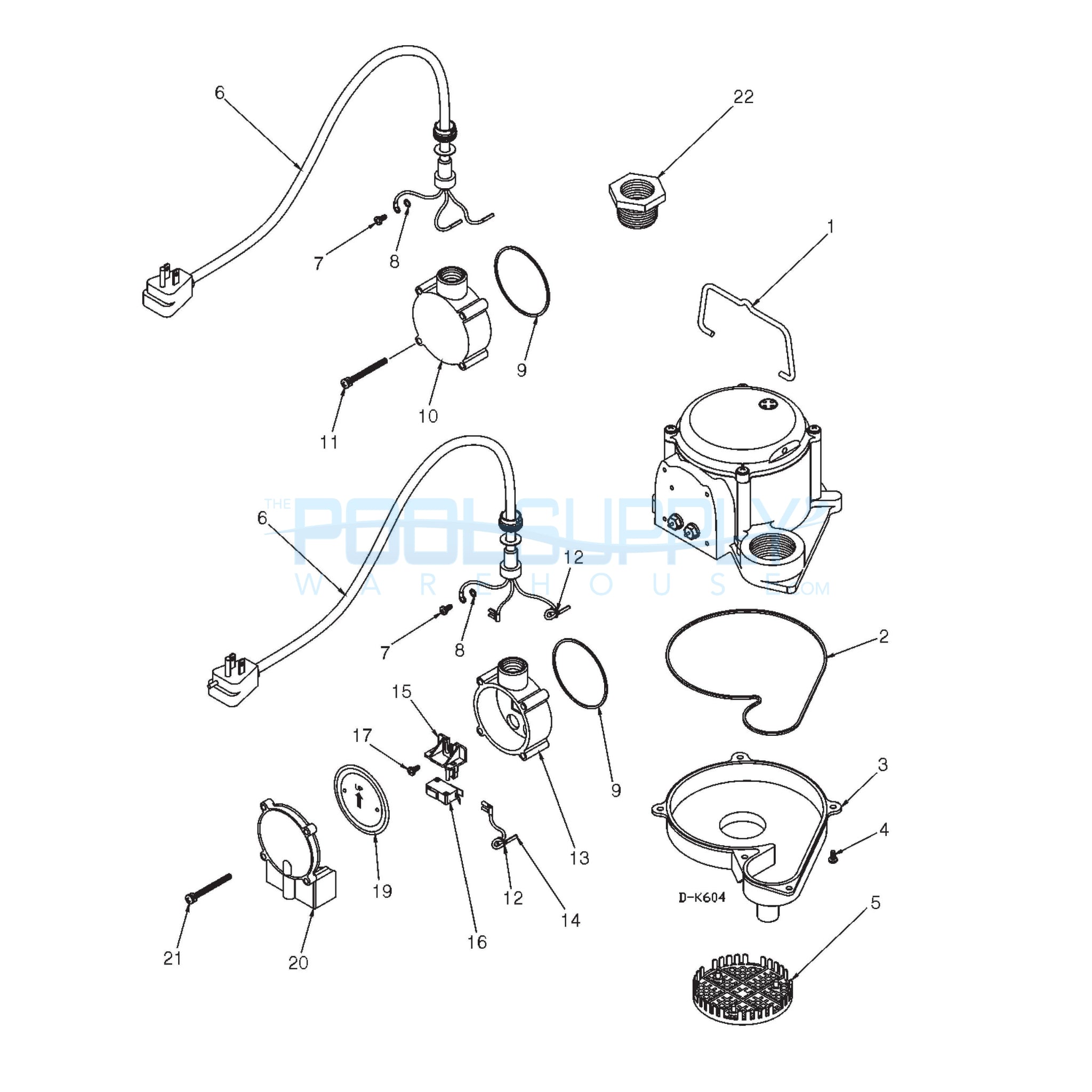 Little Giant Submersible Sump Pump - 506158 - The Pool Supply Warehouse