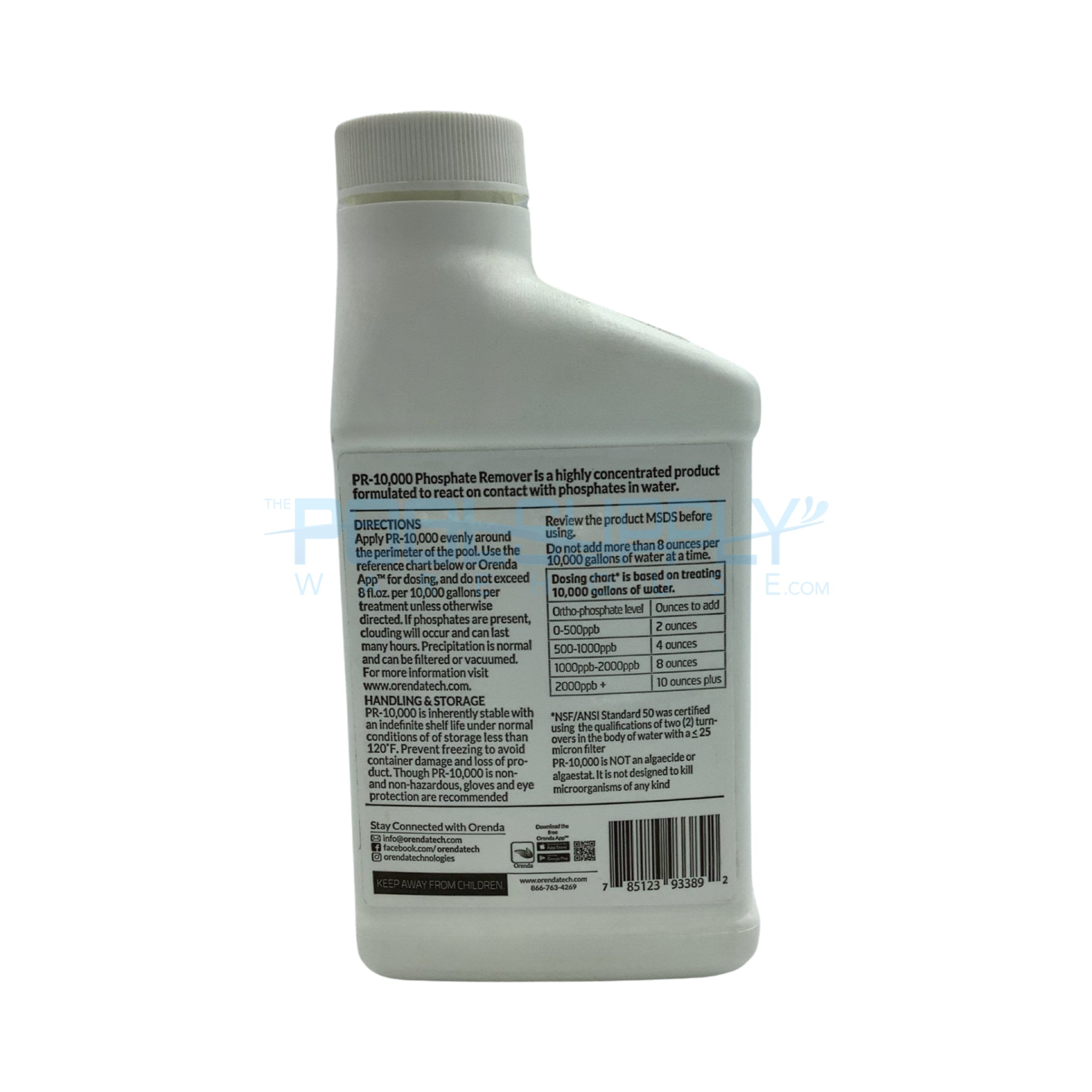 Orenda 8 oz. PR-10,000 Phosphate Remover Concentrate - PR10000 - The Pool Supply Warehouse