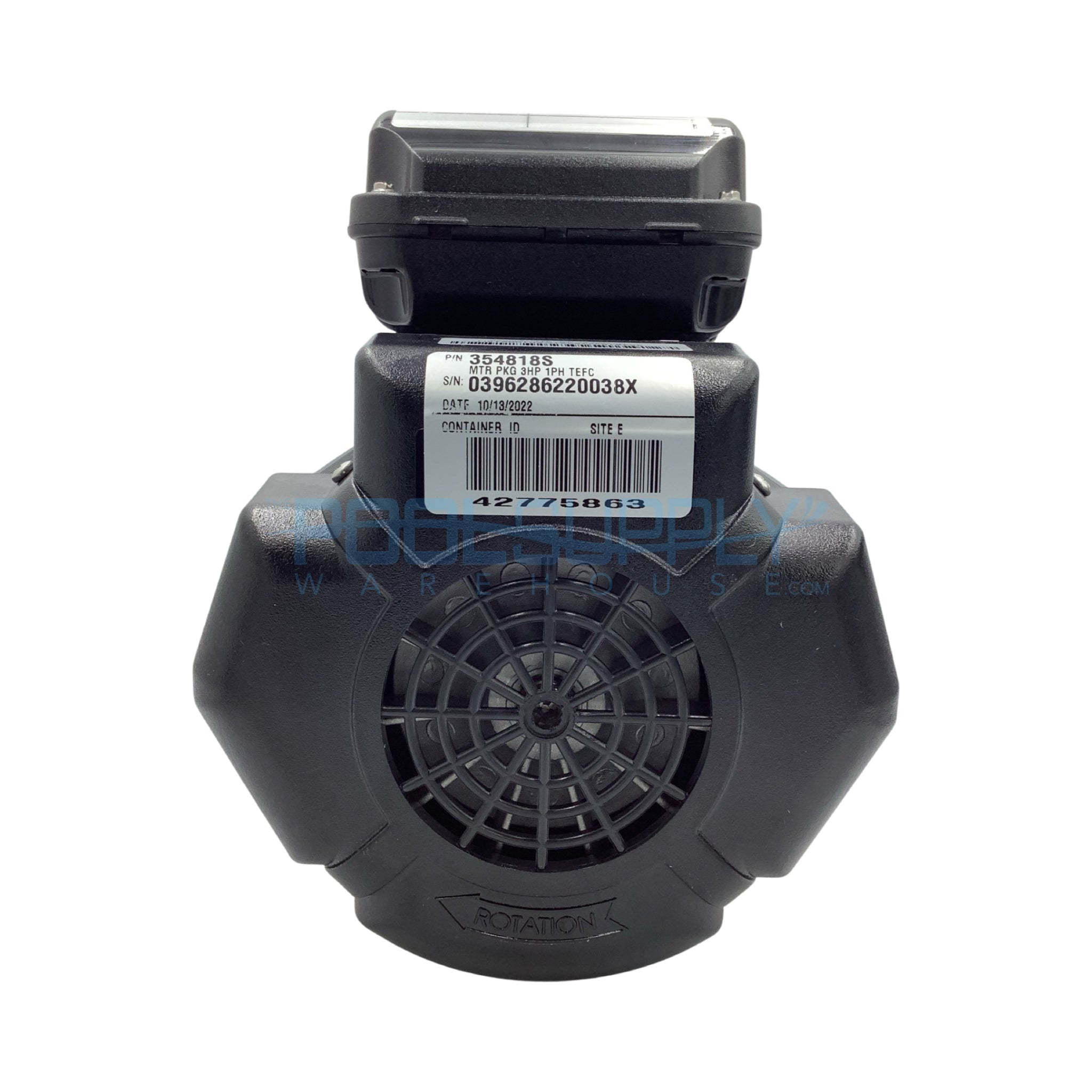 Pentair 3 HP Pump Motor - 354818S - The Pool Supply Warehouse