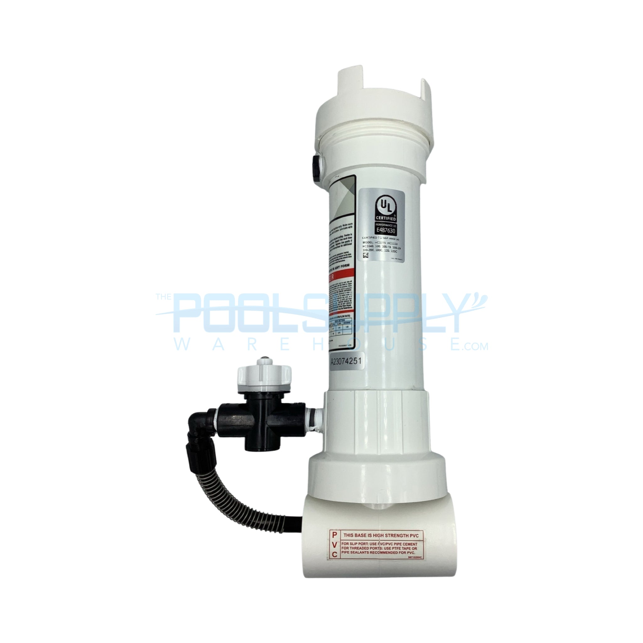 Pentair #320 Inline Chemical Feeder - R171096 - The Pool Supply Warehouse