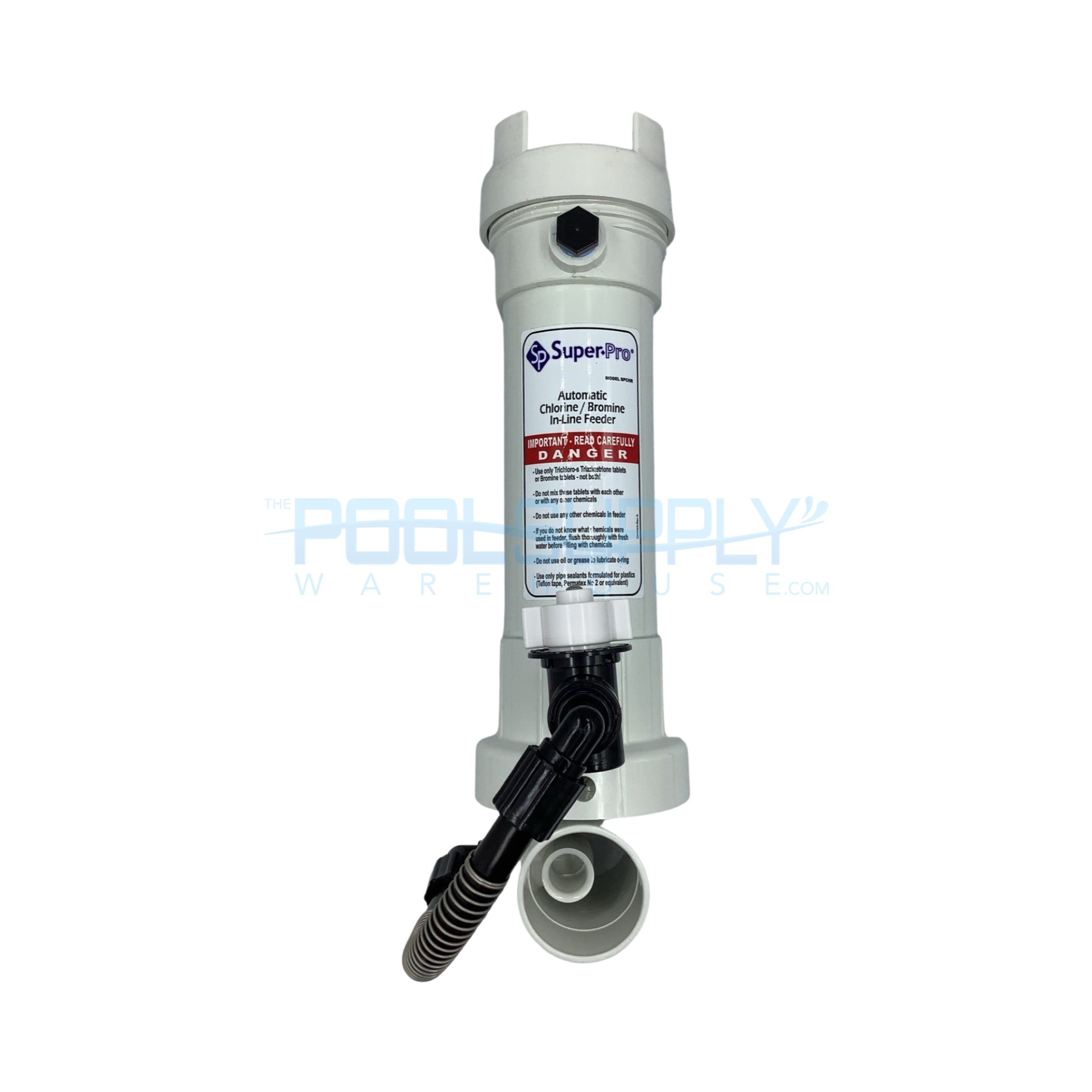 Super-Pro In-Line Pool Tablet Chlorine Feeder - SPCHR - The Pool Supply Warehouse