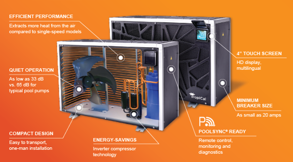 TropiCal T100 Inverter Heat Pump-T100 (Heat and Cool)