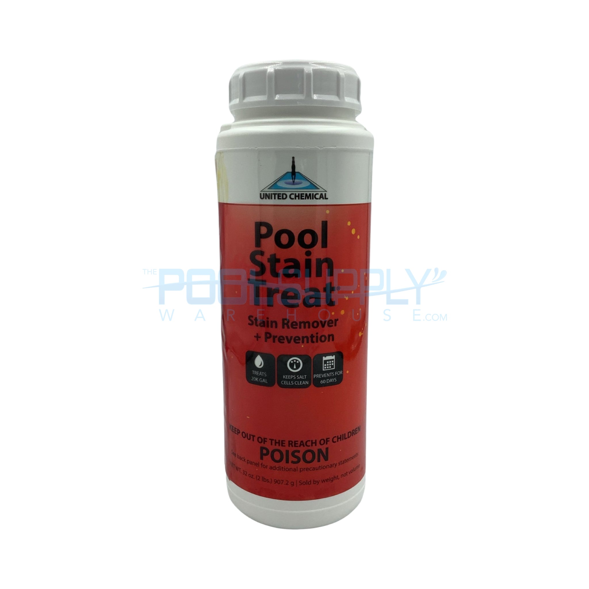 United Chemical Pool Stain Treat - 2 Lb - PST-C12 - The Pool Supply Warehouse