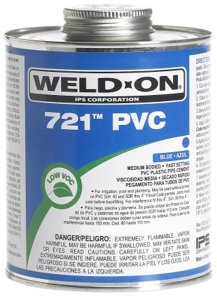 Weld-On® 721™ PVC, 1 Quart - 10161