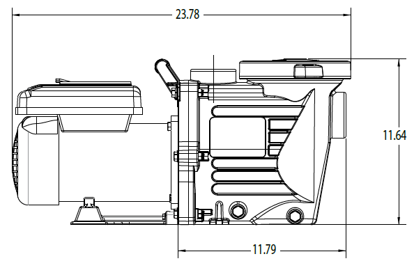 Waterway Plastics Power Defender 1.65HP 230V Variable Speed Pump - PD-165