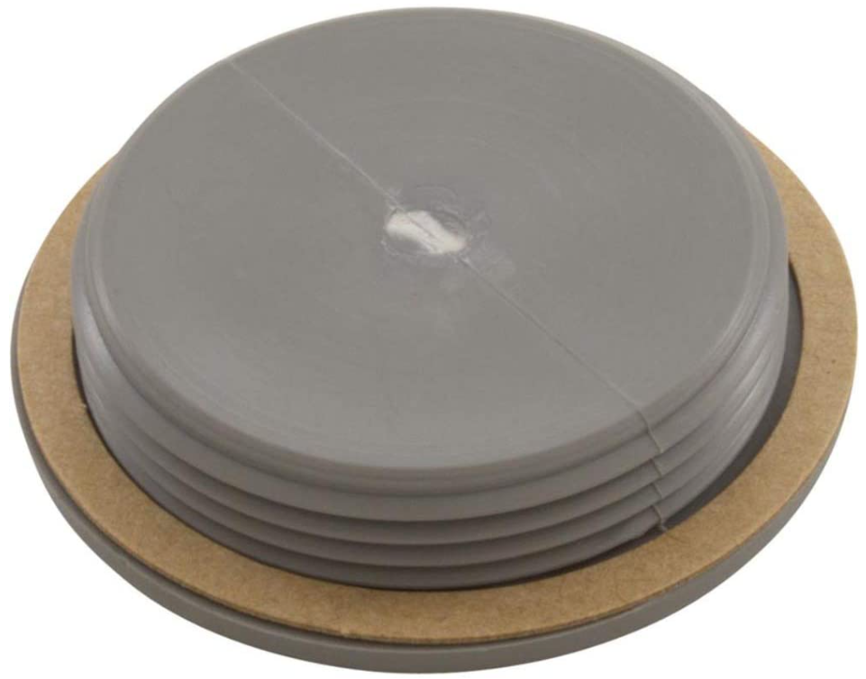 CMP 1-1/2" Flat Pool Plug w/ Gasket, Gray - 25542-001-000