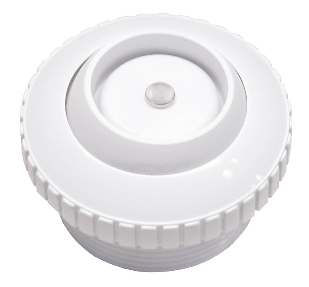 1.5"MPT White Eyeball Fitting w/ Check Valve - 25552-500-000 - Fitting - CUSTOM MOLDED PRODUCTS LLC - The Pool Supply Warehouse