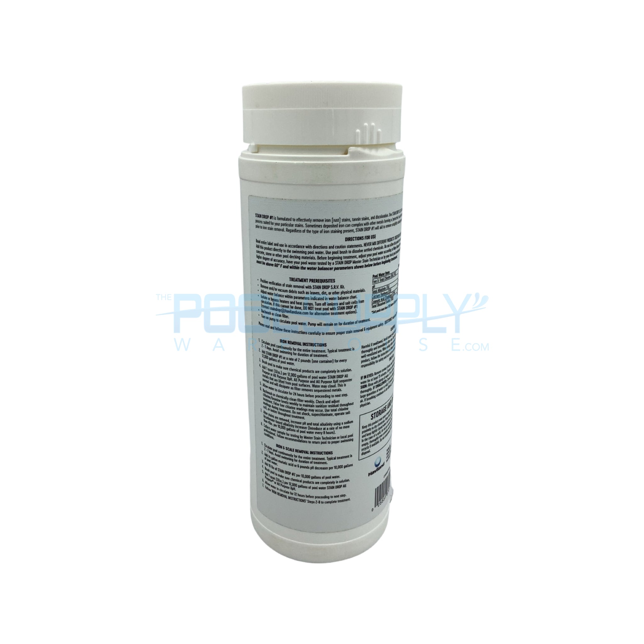 2 LB STAIN DROP No1 - C005506-CS20B2 - The Pool Supply Warehouse