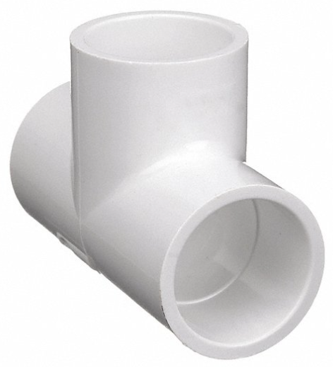 Lasco 3/4" SCH40 Tee Slip x Slip x Slip - 401007BC - The Pool Supply Warehouse