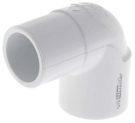 Spears SCH40 1" PVC 90 ELL Spigot x Socket - 409-010