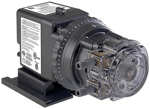 Stenner 1/4" Classic 45 45M3 Single Head Adjustable Chemical Injection Pump - 45MJL3A2STAA