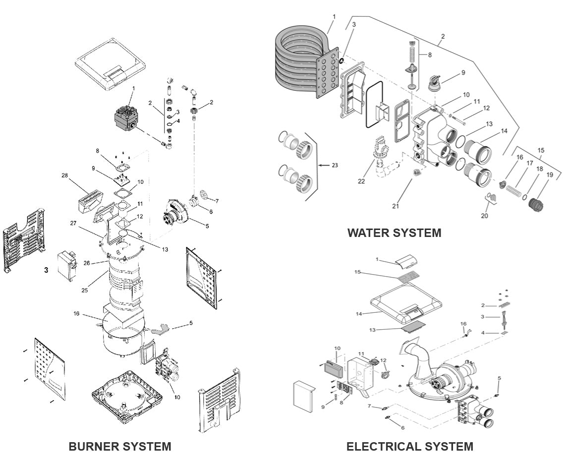 Pentair MasterTemp Low NOx Pool Heater 250000 BTU - 460732 - Natural Gas Heater - PENTAIR WATER POOL AND SPA INC - The Pool Supply Warehouse