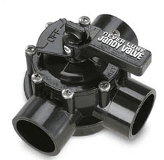 Jandy 1-1/2"-2" Positive Seal Neverlube Standard 3-Port Diverter Valve - 4715