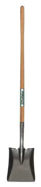 Seymour 16 Ga. Square Point Shovel w/ 44" Ash Handle - 49132