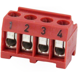 Terminal Bar Connector 4 Pin Red Aqualink-The Pool Supply Warehouse