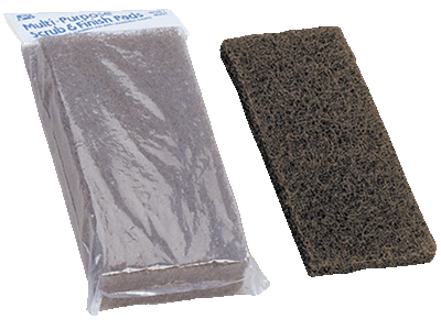 A&B Coarse Mr. Scrubber Replacement Pad; Brown - 8035