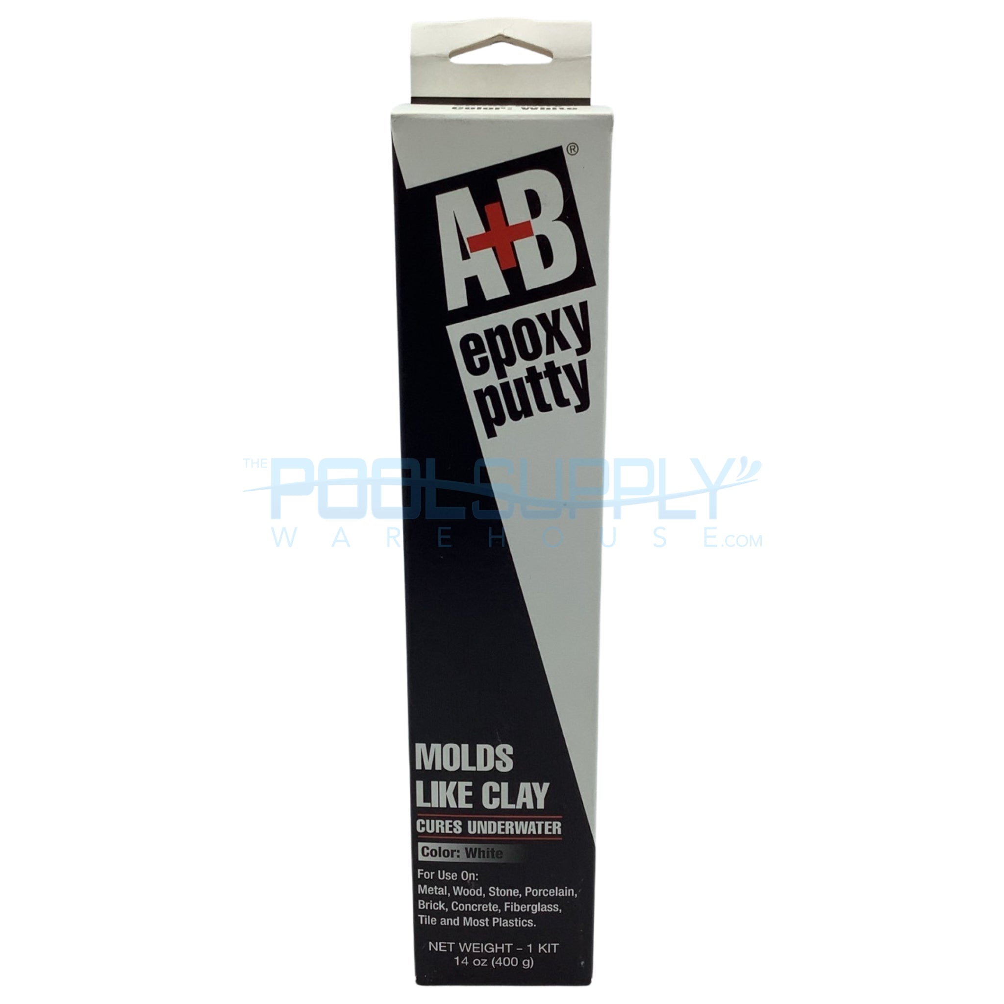 Anderson A+B Epoxy Putty Kit; 14 oz, White - 9904K - The Pool Supply Warehouse