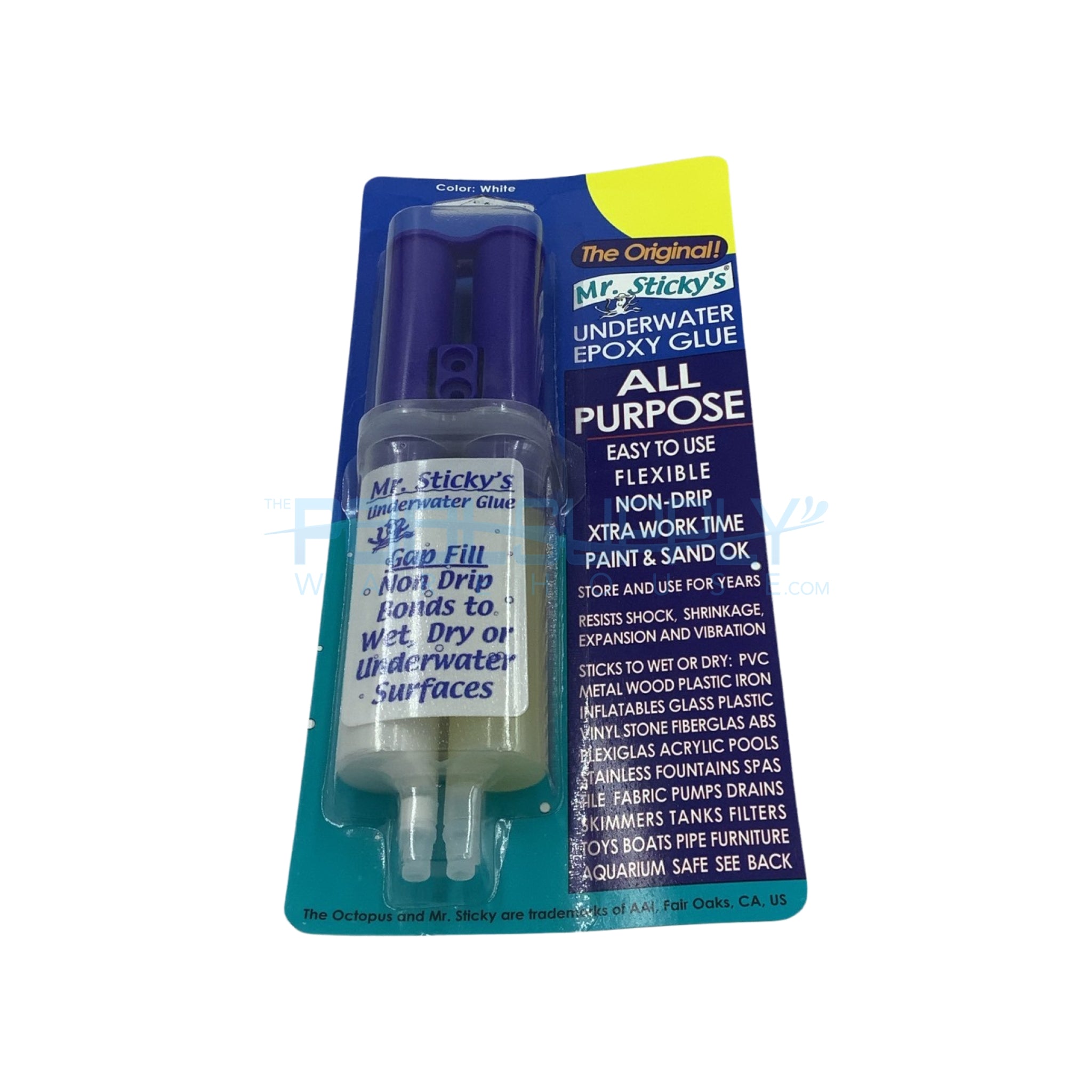 Anderson Mr. Sticky's® Underwater Glue - 1 oz, Dual Cartridge - UG30 - The Pool Supply Warehouse