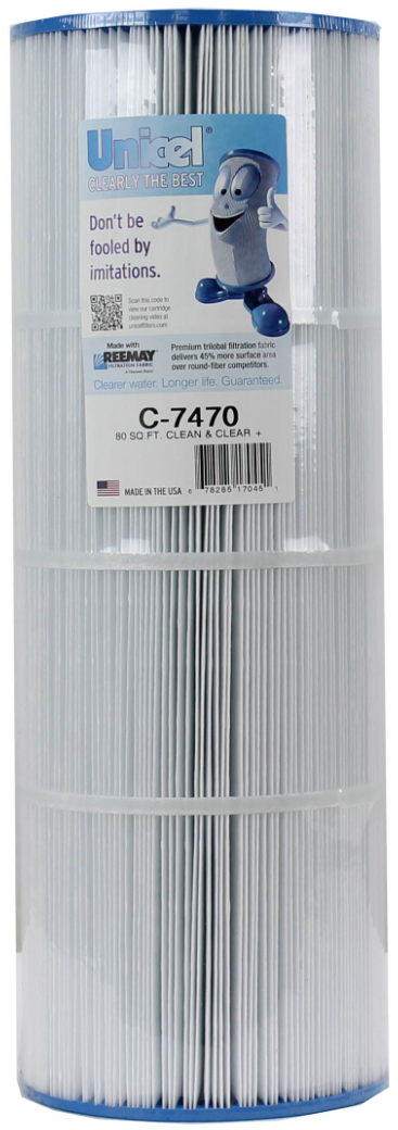 Unicel 80 Sq-ft Replacement Filter Cartridge For Clean & Clear Plus - C-7470