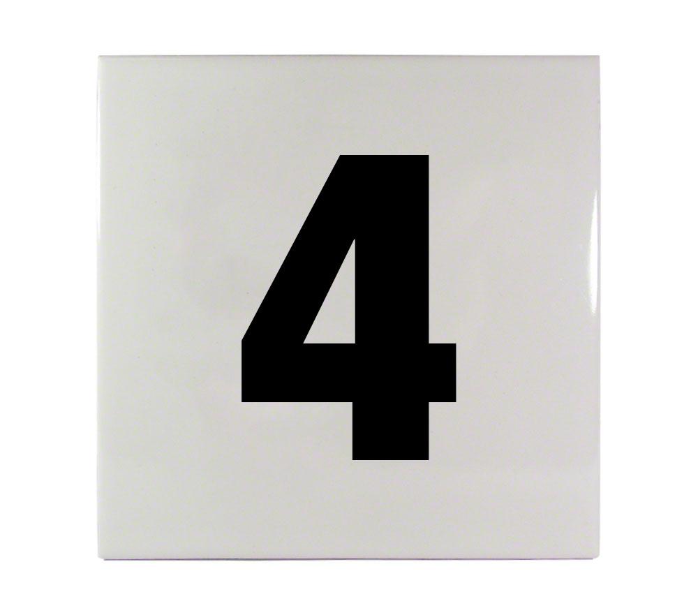 Inlays NO Series Smooth Frost-Proof Waterline 4" Depth Marker - C611040 - The Pool Supply Warehouse