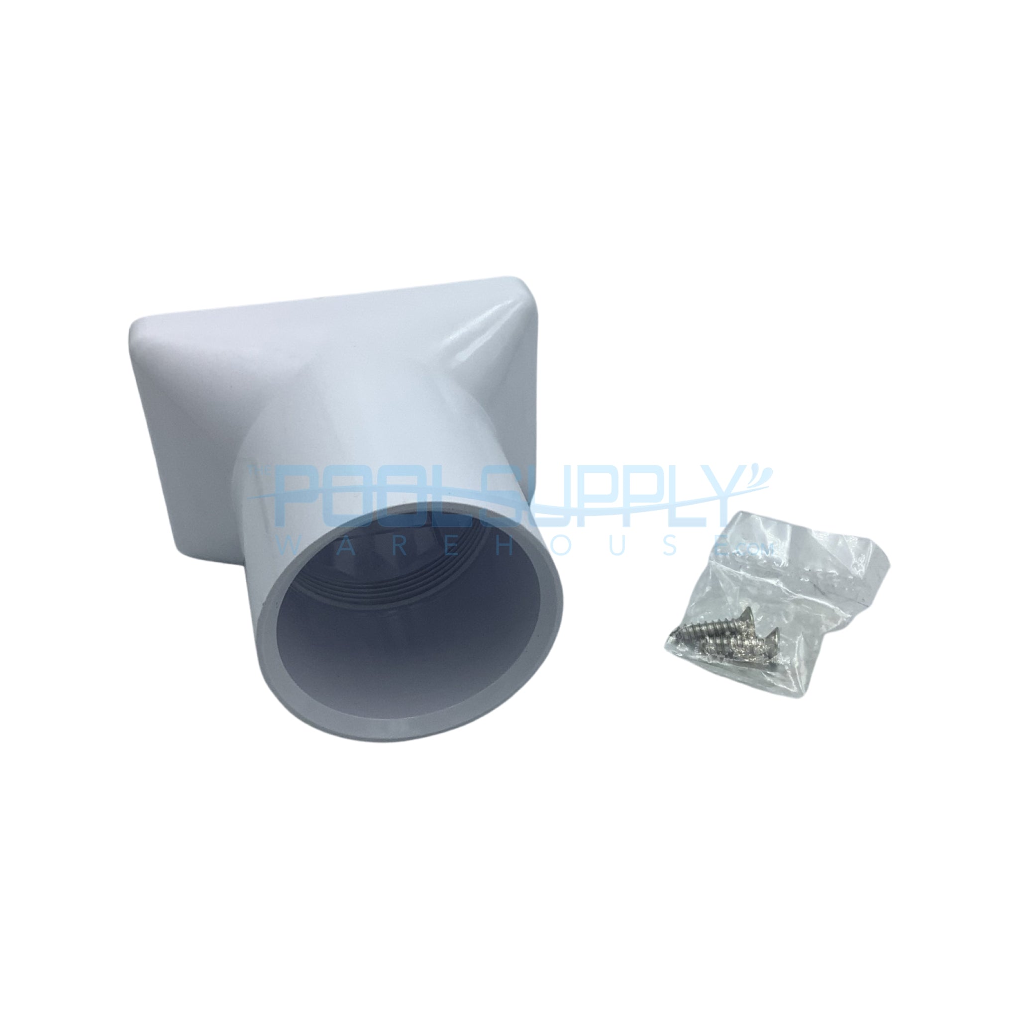 Deck Drain 2"FIP x 2"Slip White - 25533-000-000 - The Pool Supply Warehouse