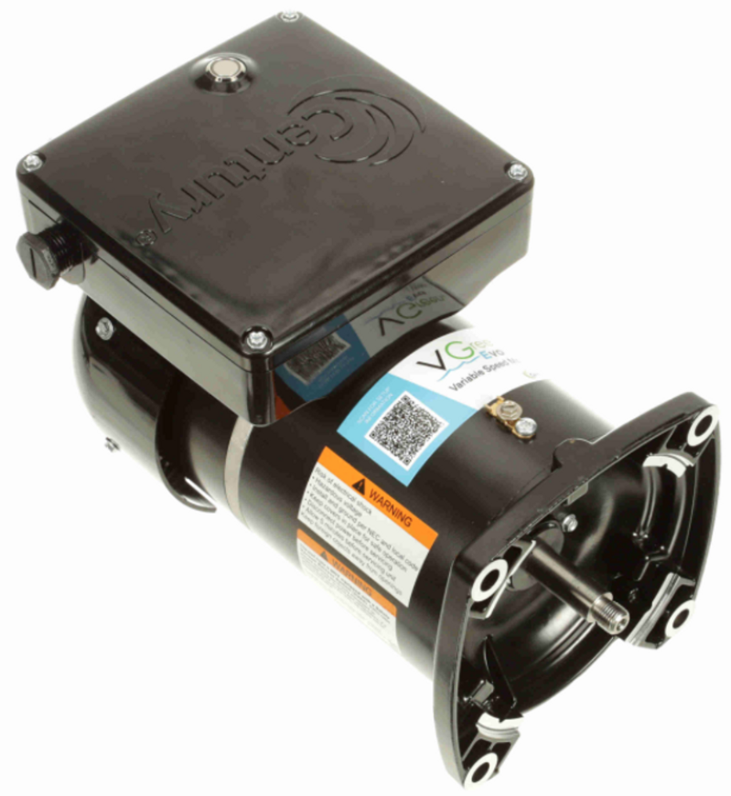 Century VGreen Evo 1.65 THP Square Flange Variable Speed Motor - EVQ165