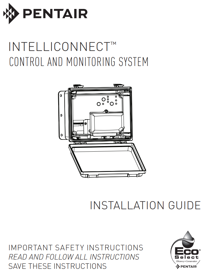 IntelliConnect Control and Monitoring System Owners Manual