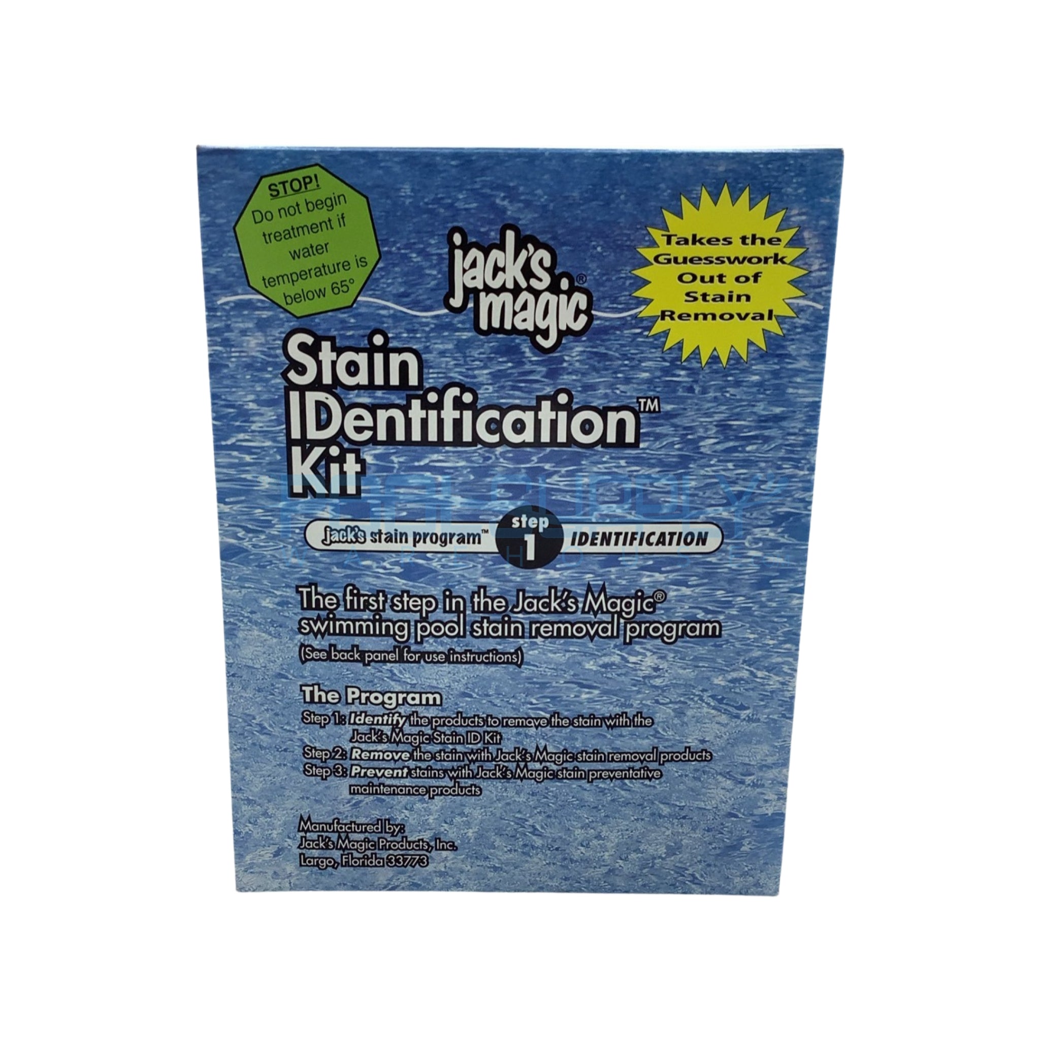 Jacks Magic Stain ID Kit - JMSTAINID - The Pool Supply Warehouse