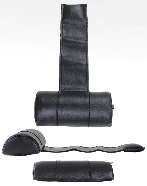 Life Essentials 11"x3" Weighted Spa Pillow, Black - LSP202