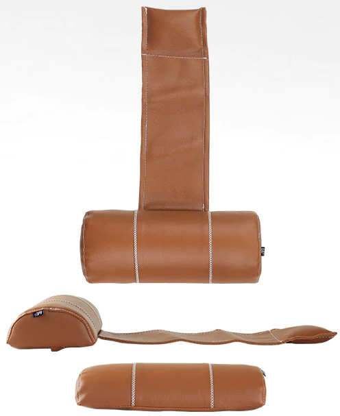 Life Essentials 11"x3" Weighted Spa Pillow, Tan - LSP402