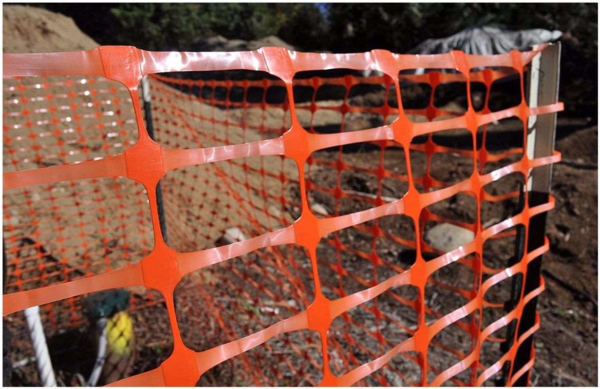 Grip-Rite® 100 Ft. L x 4 Ft. W Safety Fence, Orange - OSF4X100