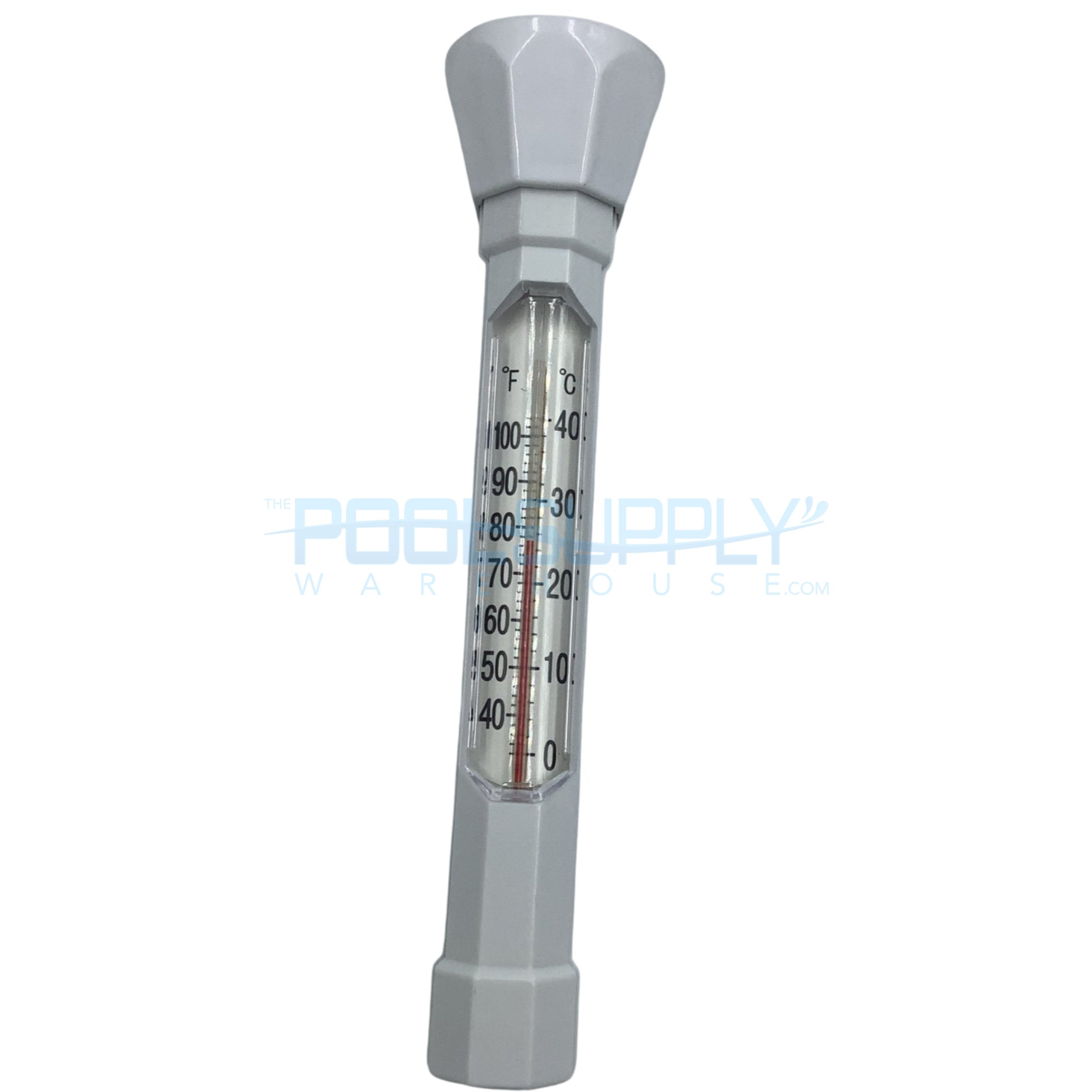 PoolStyle Jim Buoy, Jumbo Easy-Read Thermometer With String - K080CBX24 - The Pool Supply Warehouse