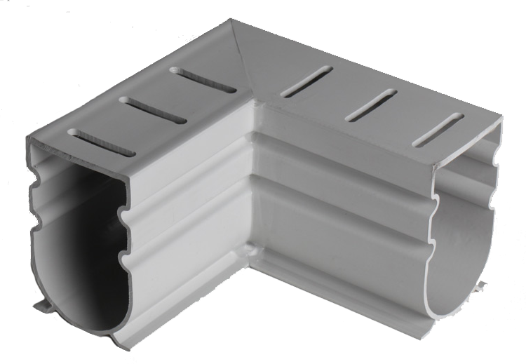 Cardinal 2" Square 90° Fitting, Tan - QP-5173T