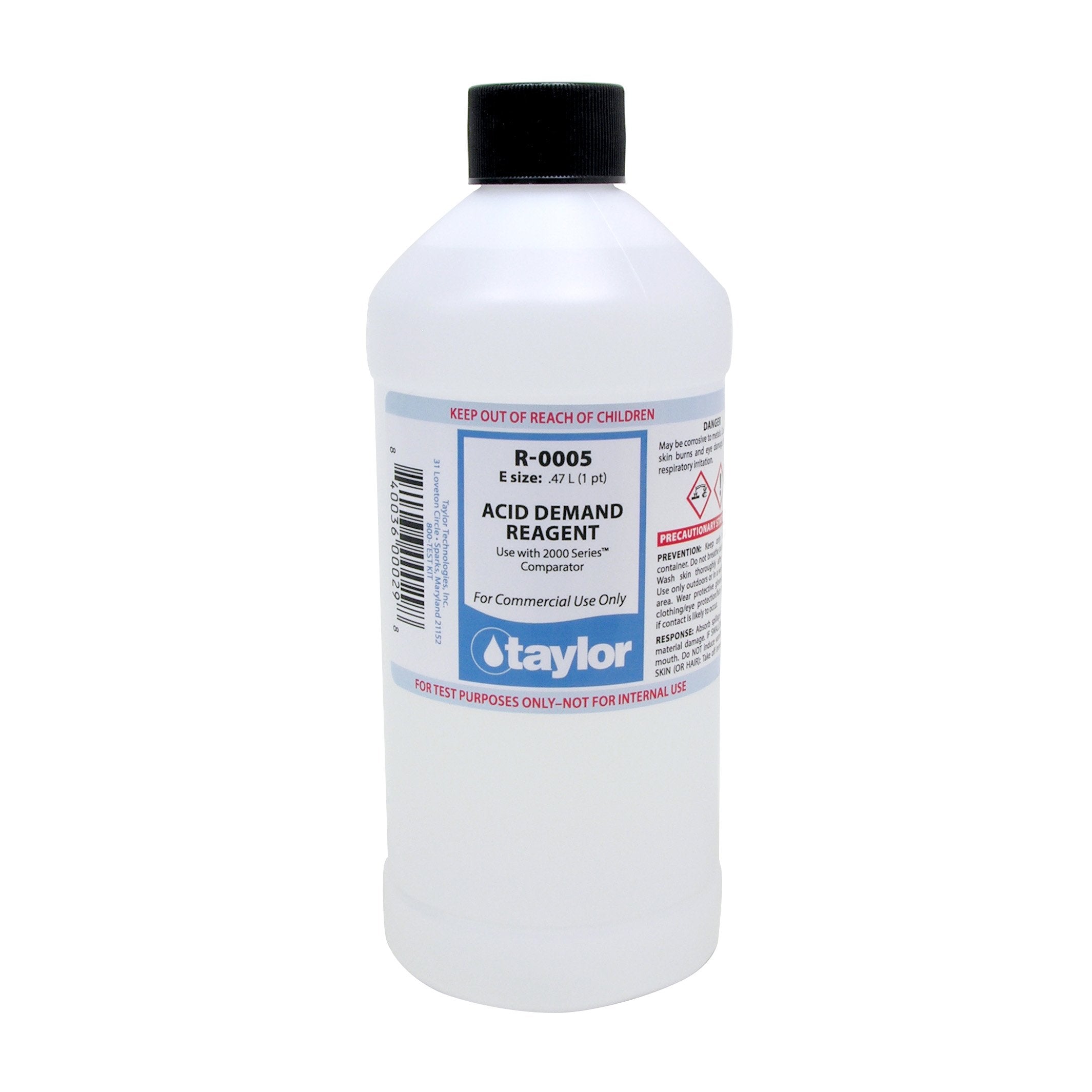 Taylor Replacement Reagent R-0005 - 16 oz - R-0005-E - The Pool Supply Warehouse