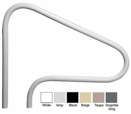 Saftron 40" 3-Bend Return-To-Deck Figure-4 Grab Rail, Beige - RTD-340-B