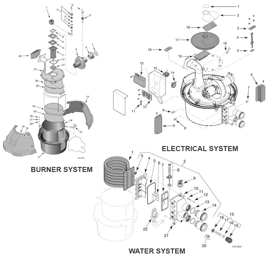 Max-E-Therm High Performance Pool and Spa Heater 400K BTU NG - SR400NA - Natural Gas Heater - PENTAIR WATER POOL AND SPA INC - The Pool Supply Warehouse