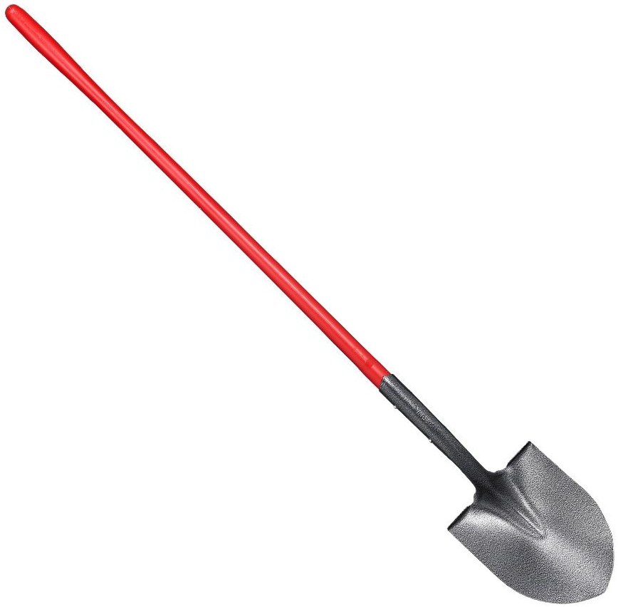 Corona 14 Gauge Fiberglass #2 Round Point Shovel - Hollow-Back - SS 65020