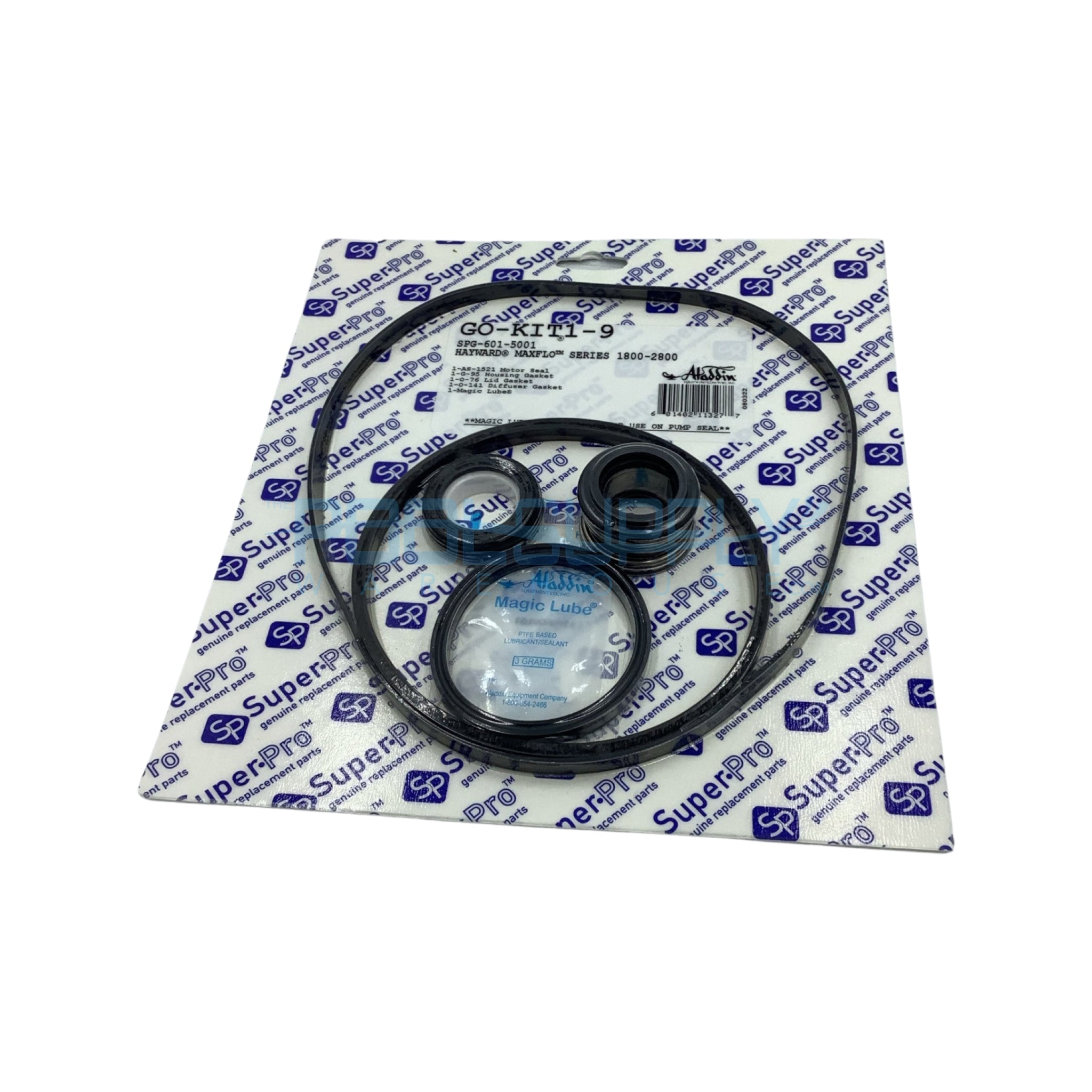 Super-Pro Gasket & O-Ring Kit for Max-Flo Pumps - GO-KIT1-9 - The Pool Supply Warehouse