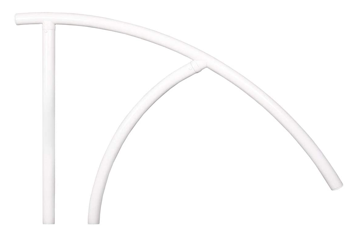 Saftron 44" Gray Triton Series Return-To-Deck Handrail - TRTD-144-G - The Pool Supply Warehouse