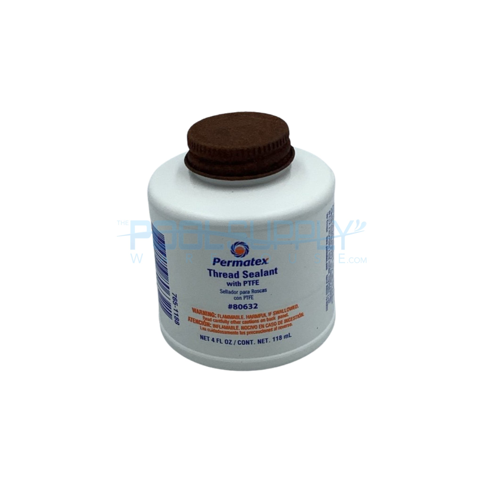 Thread Sealant W/PTF .25" PT 14H, Color: White - 80632 - The Pool Supply Warehouse