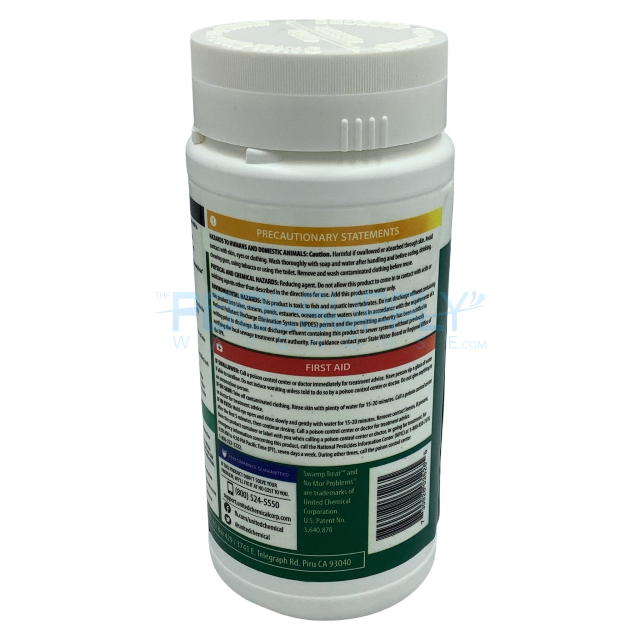 United Chemical Swamp Treat - 1 Lb - SWAM-C12 - The Pool Supply Warehouse