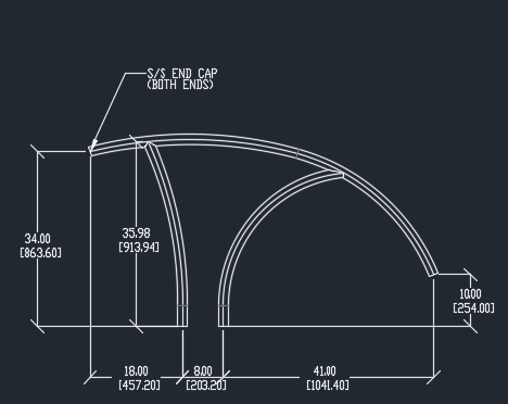 Artisan Series Stair Rail - ART-1004-The Pool Supply Warehouse