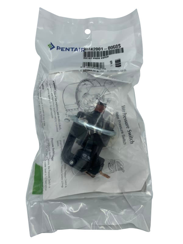 Pentair Water Pressure Switch - 42001-0060S - Water Pressure Switch - PENTAIR WATER POOL AND SPA INC - The Pool Supply Warehouse