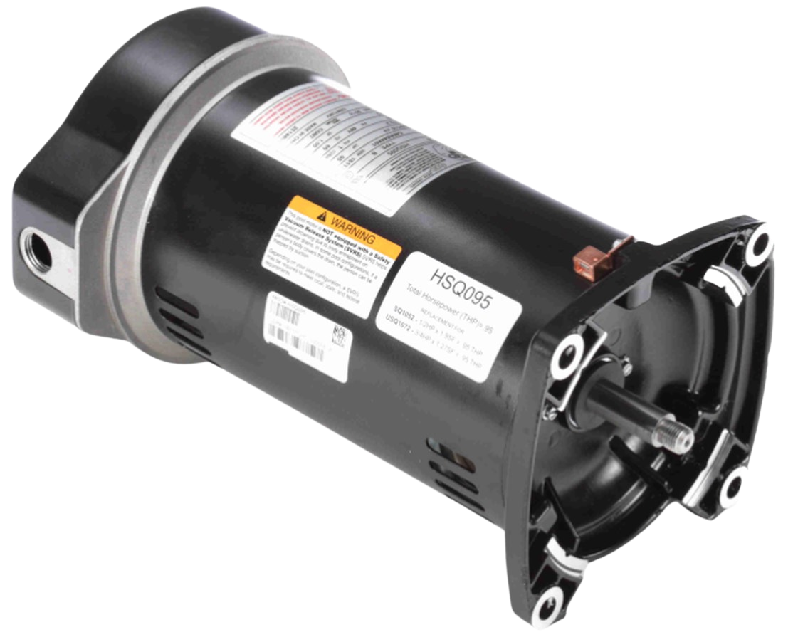 Century .95 THP Square Flange Pool and Spa Pump Motor - HSQ095