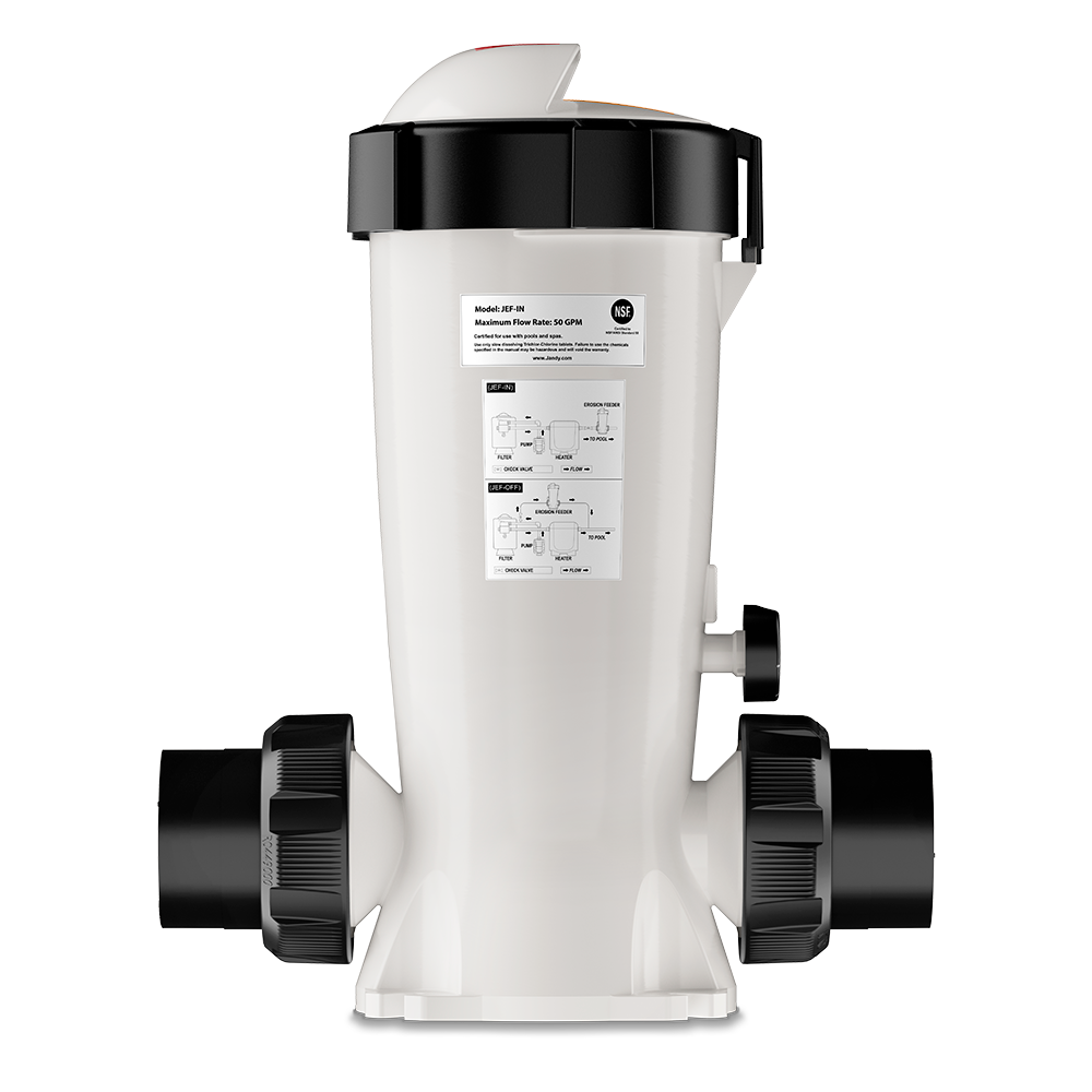 Jandy In-Line Tablet Erosion Feeder, with Unions - JEFIN